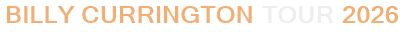 Billy Currington Tour 2026